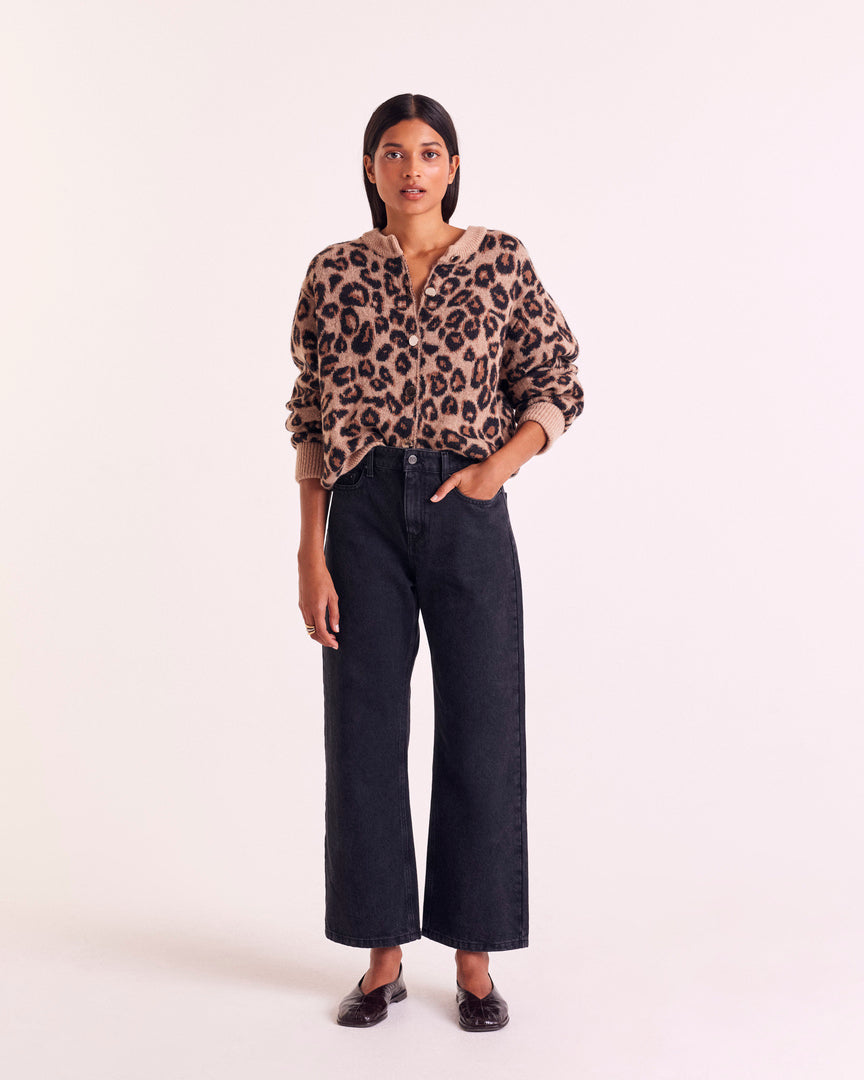 Cardigan Idole léopard