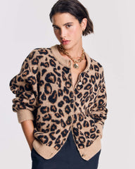 Cardigan Idole léopard