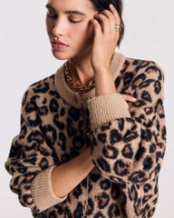 Cardigan Idole léopard