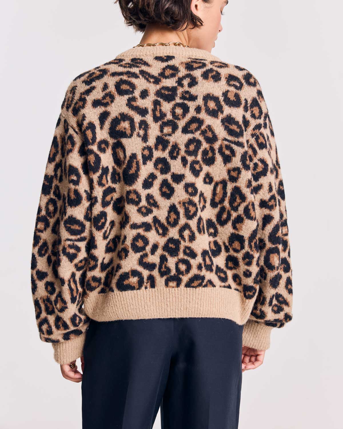 Cardigan Idole léopard