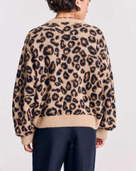 Cardigan Idole léopard