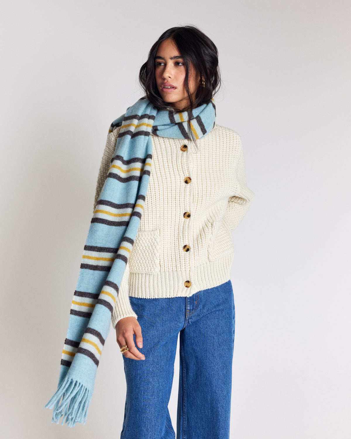 Cardigan Marcel écru