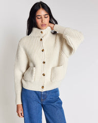 Cardigan Marcel écru