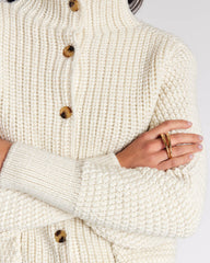 Cardigan Marcel écru