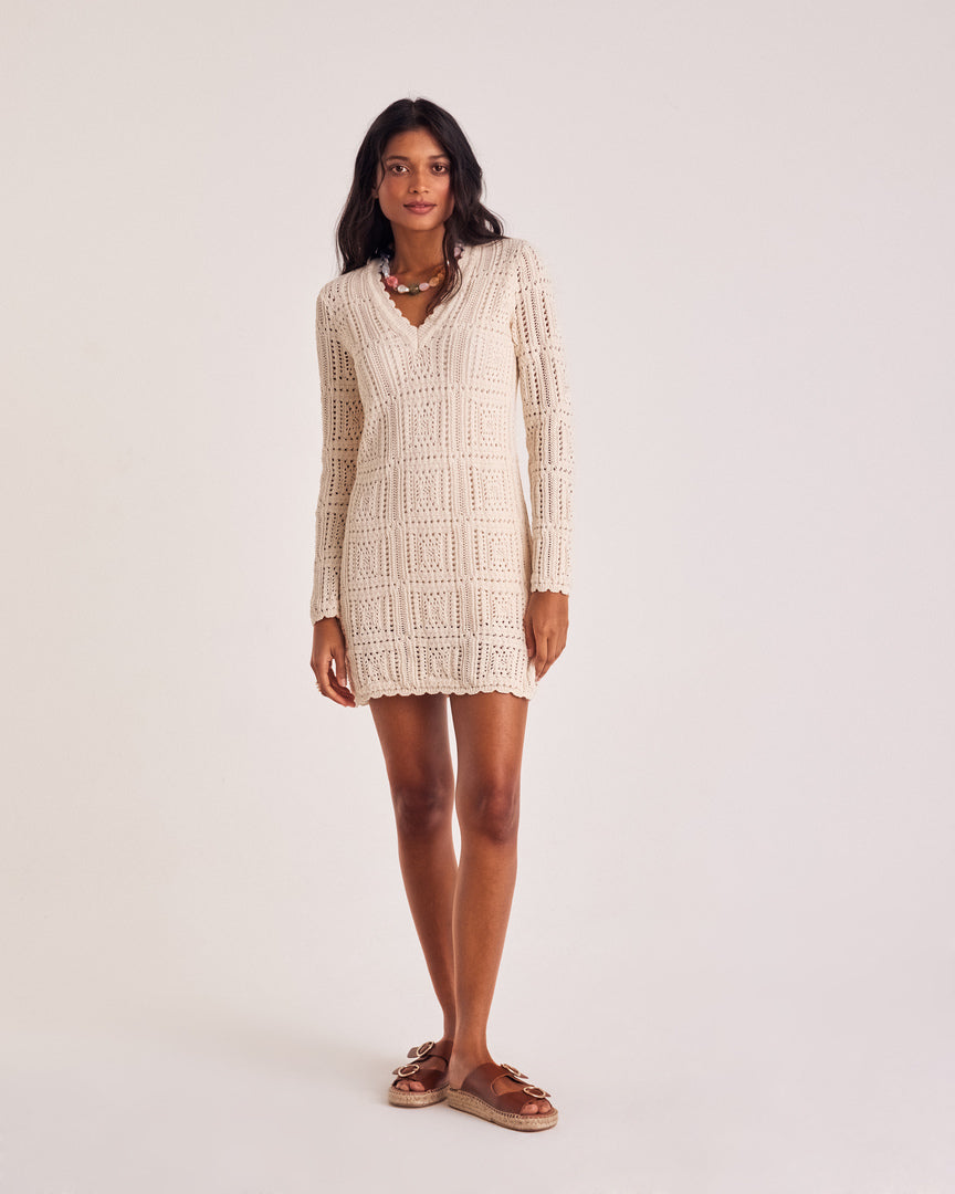 Robe Araceli écru