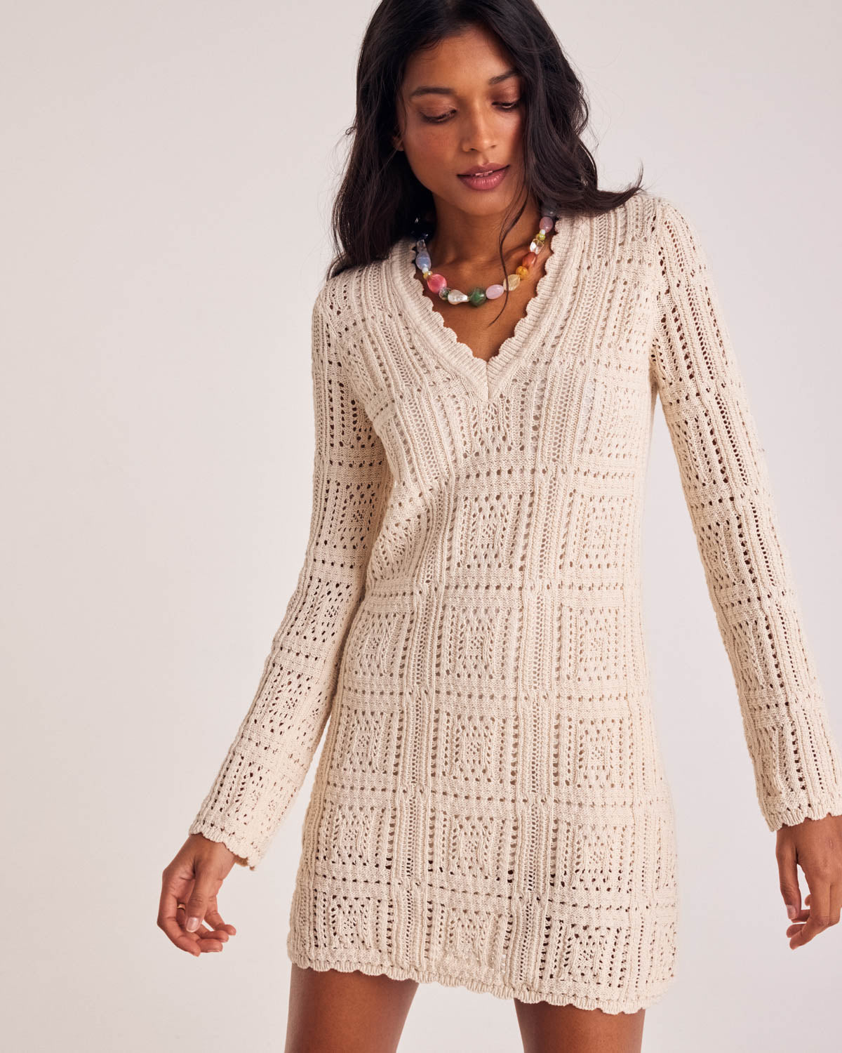 Robe Araceli écru