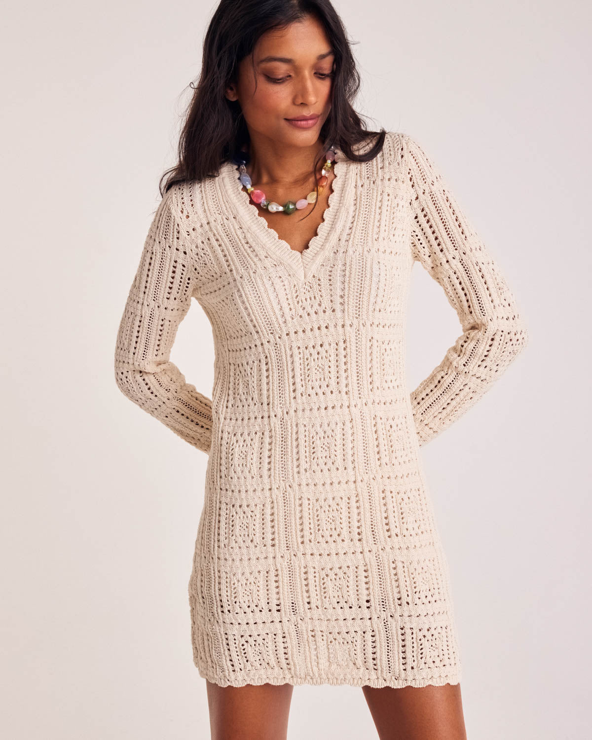 Robe Araceli écru
