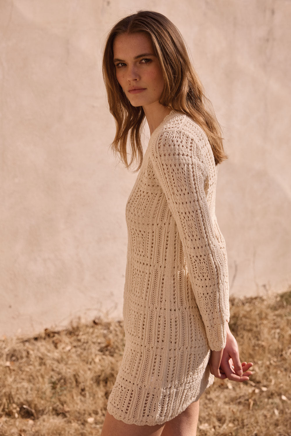 Robe Araceli écru