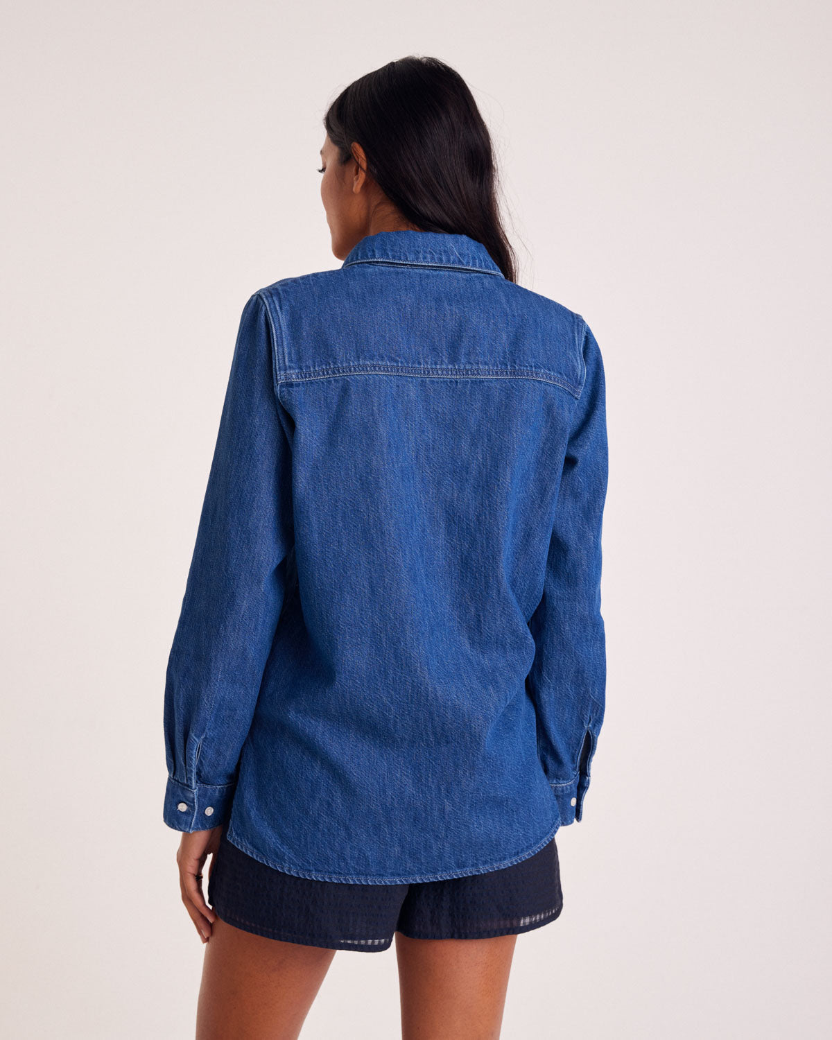Chemise Liseron bleu outremer