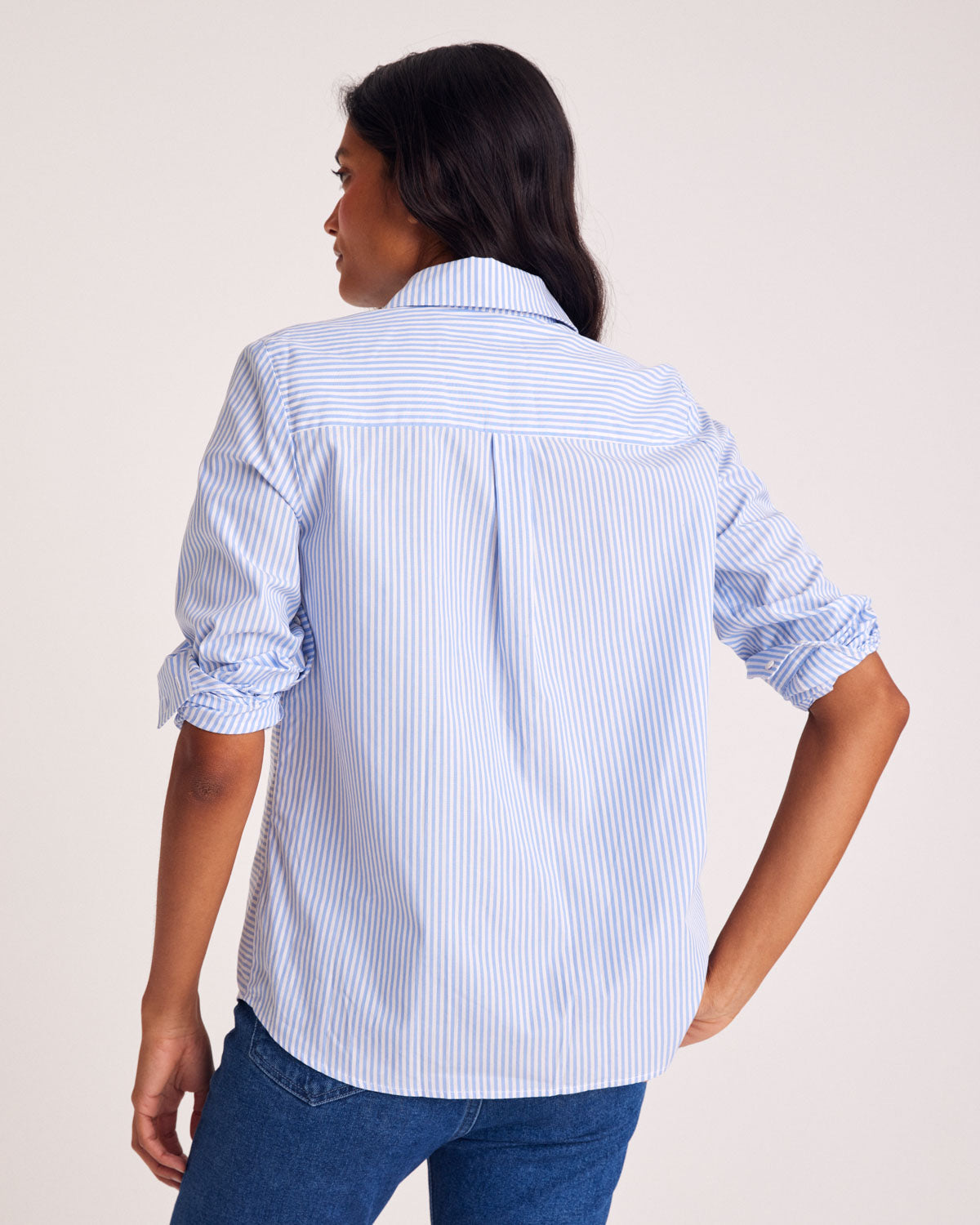 Chemise Ulysse rayures bleu et blanc