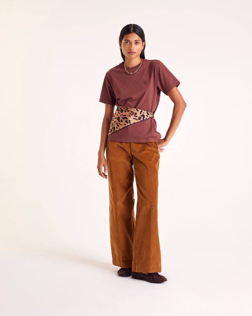 Pantalon Siméon velours camel