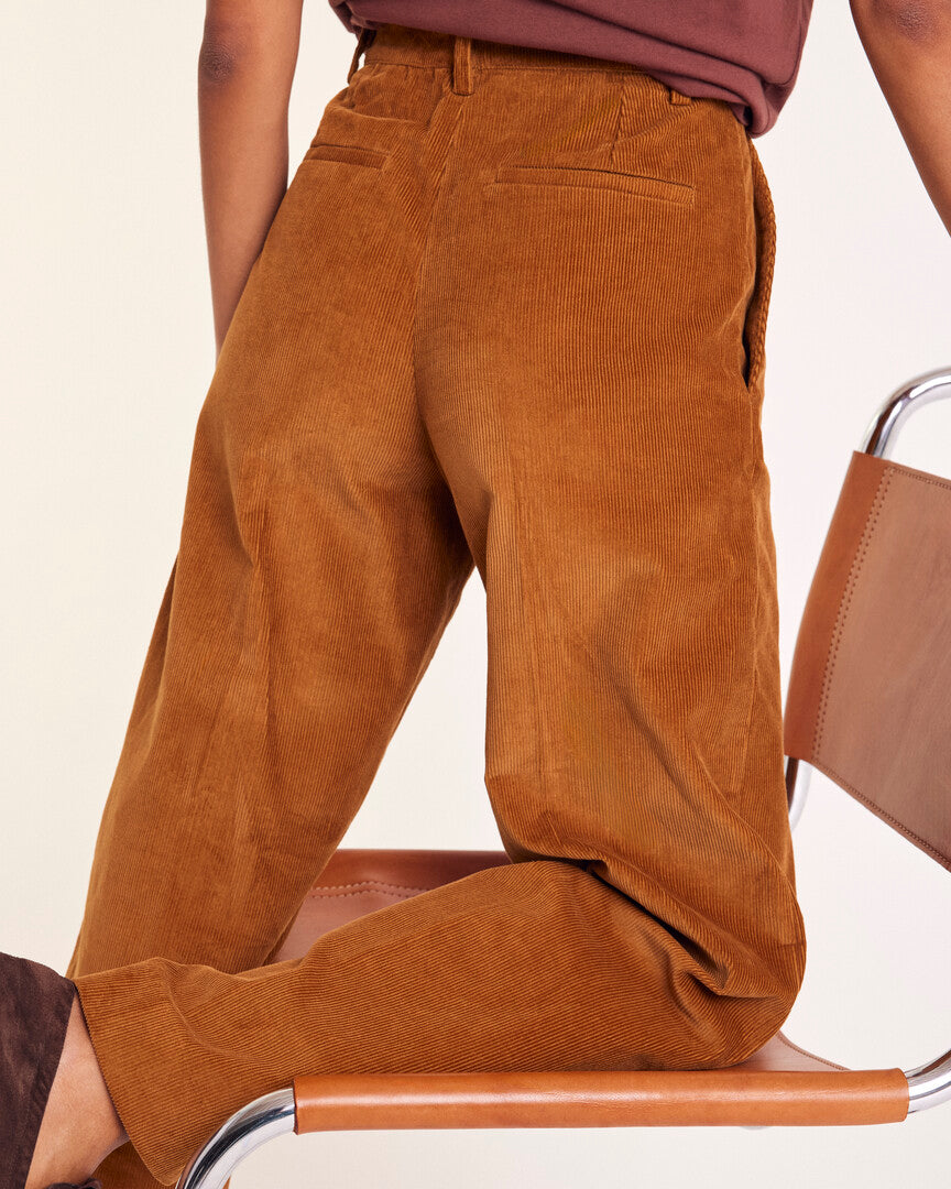 Pantalon Siméon velours camel