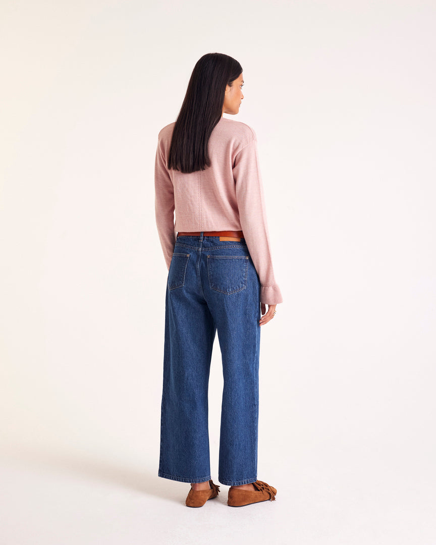 Cardigan Rosalie rose