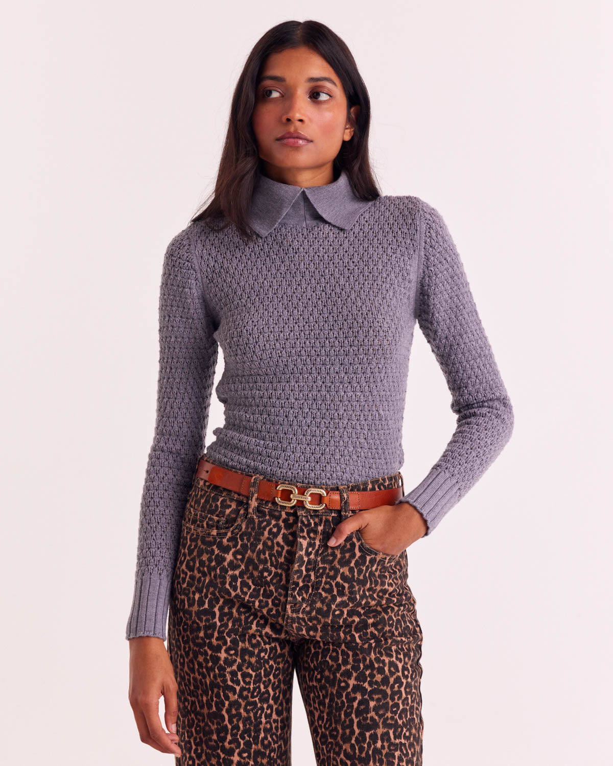 Pull Mélodie gris