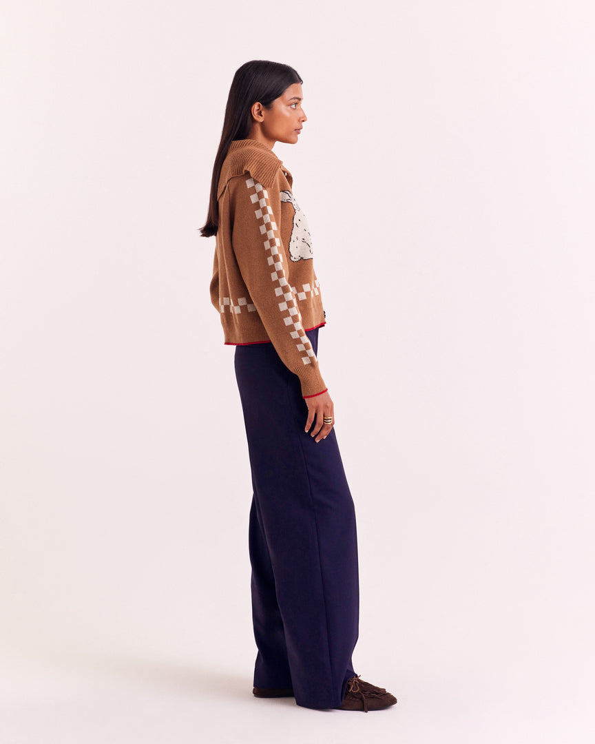Pantalon Simeon bleu encre