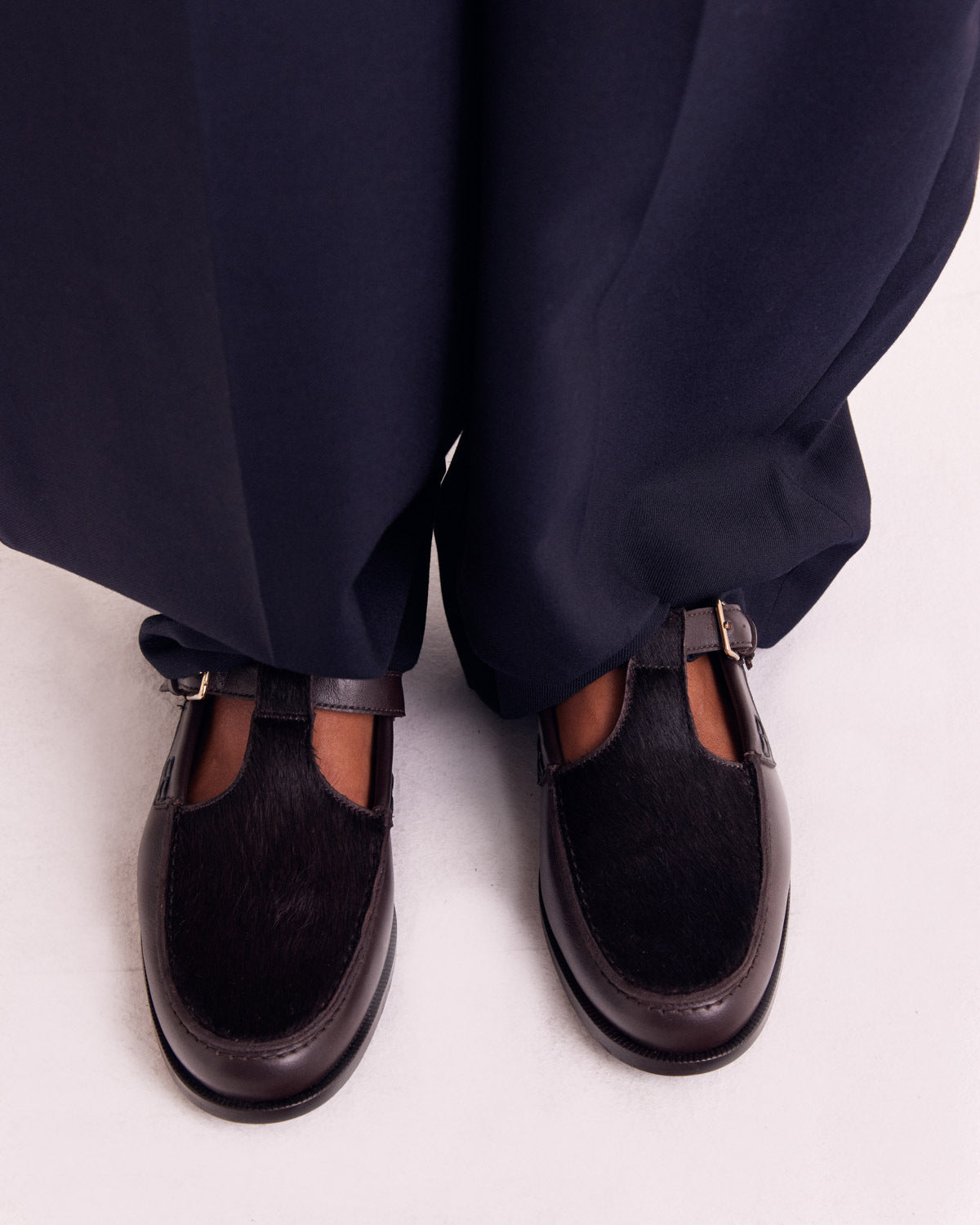 Mocassins Alban pony chocolat