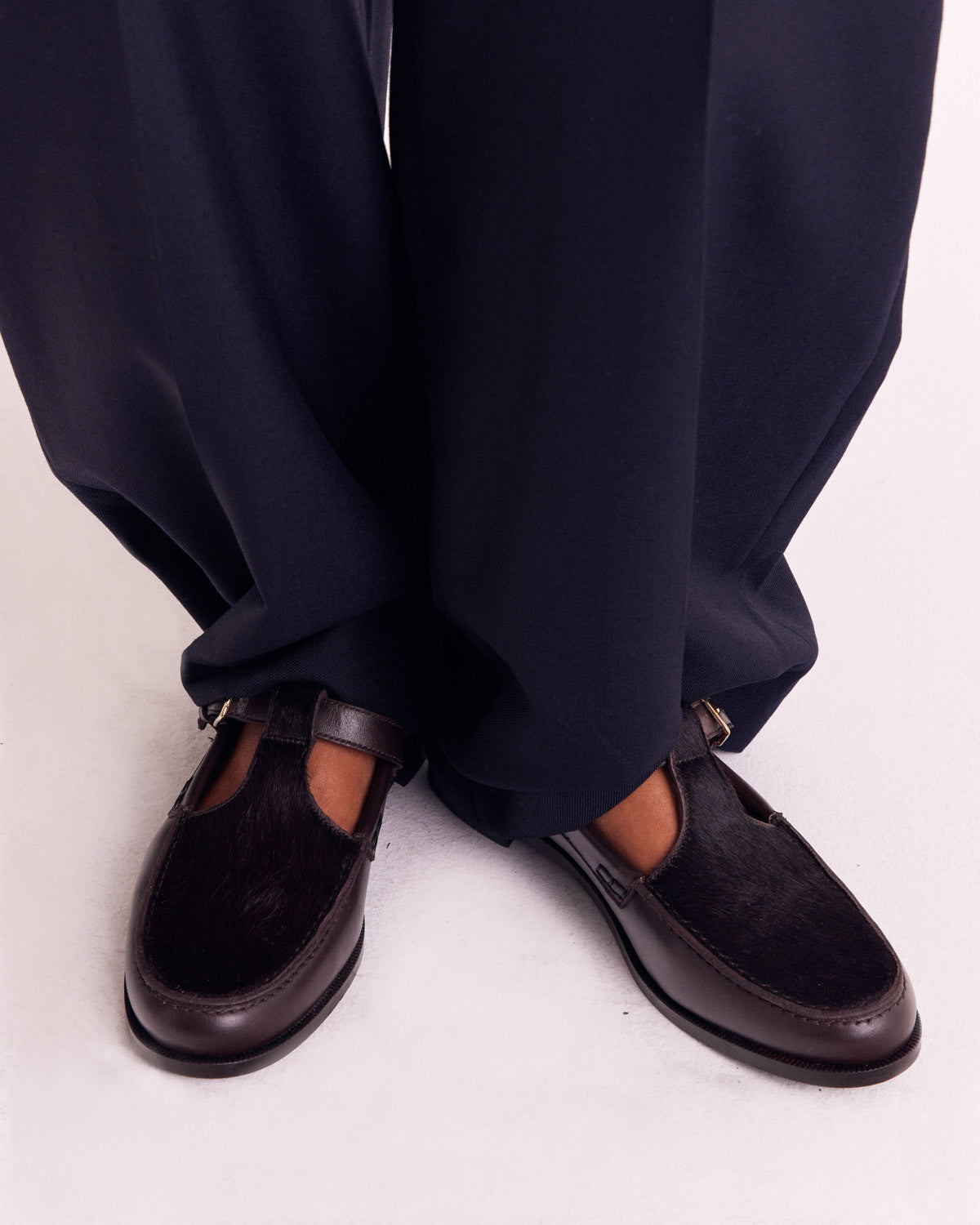 Mocassins Alban pony chocolat