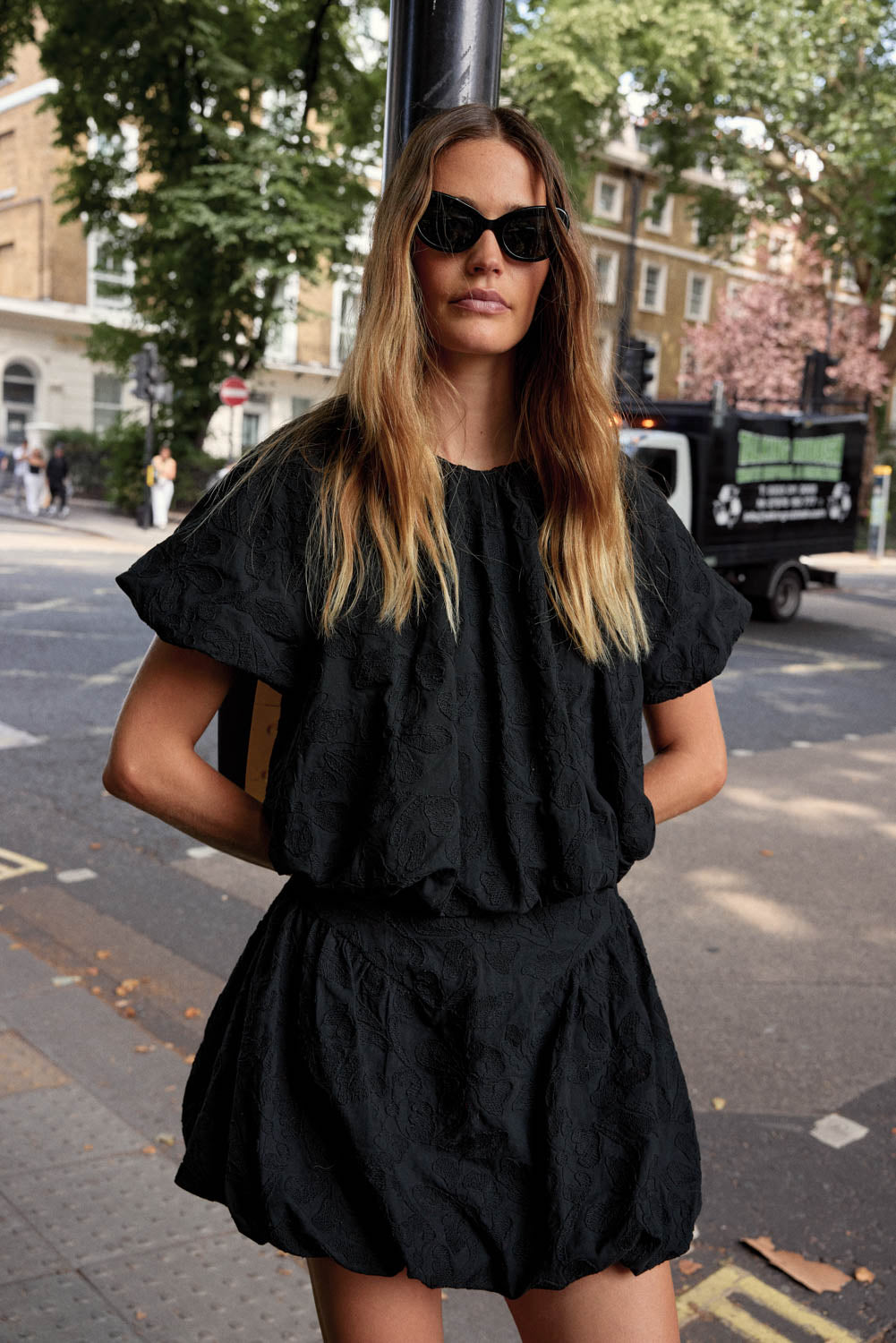 Blouse Isaure broderie noir