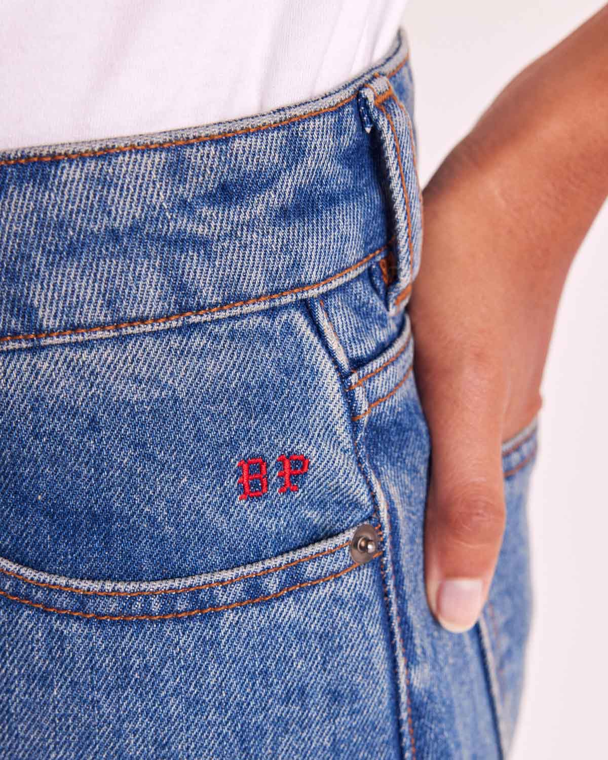 Jean Romeo bleu vintage