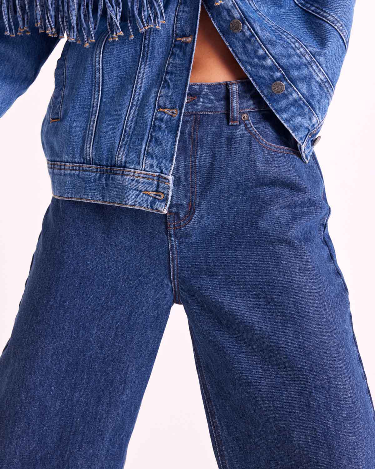 Jean Romeo bleu indigo