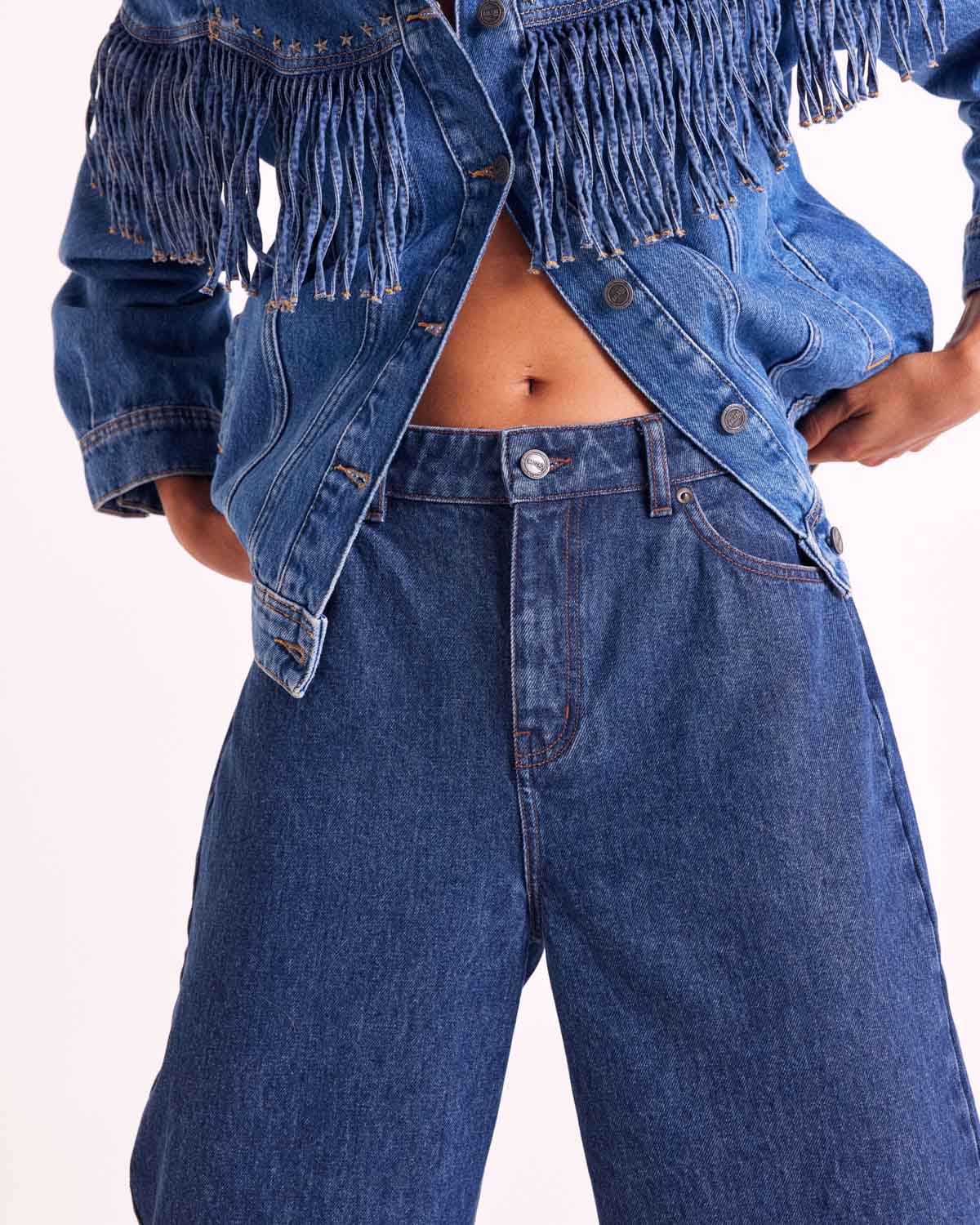 Jean Romeo bleu indigo