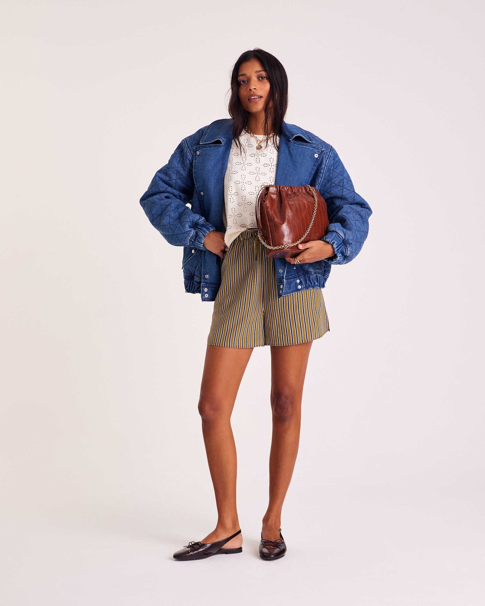 Bomber Soly bleu outremer