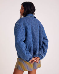 Bomber Soly bleu outremer