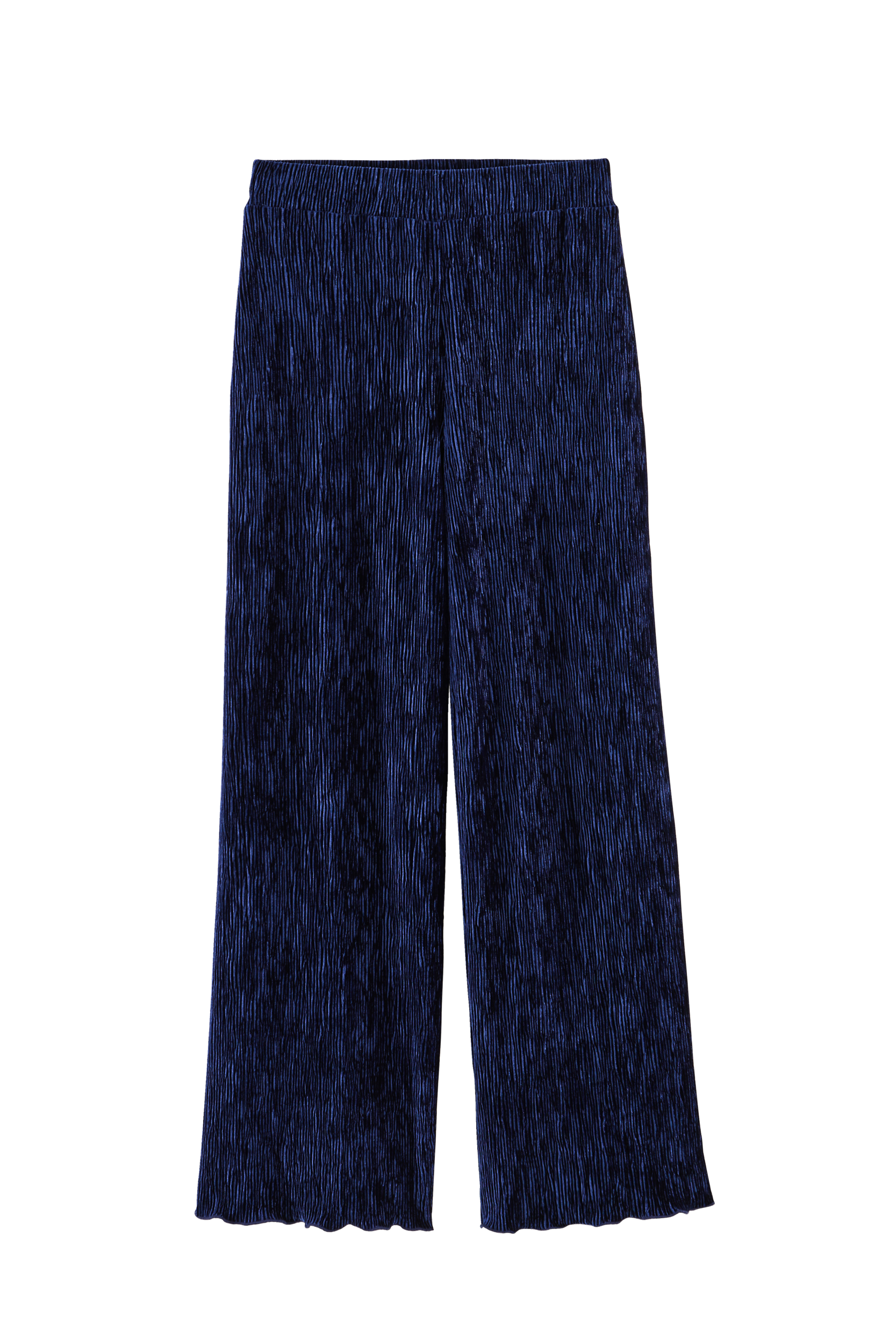 Pantalon Catherine velours bleu roi