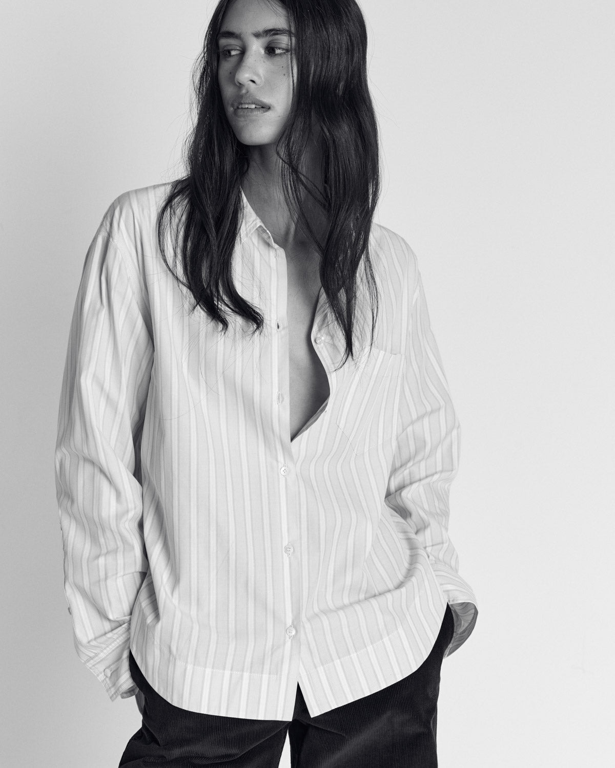Chemise Paloma rayures jaune
