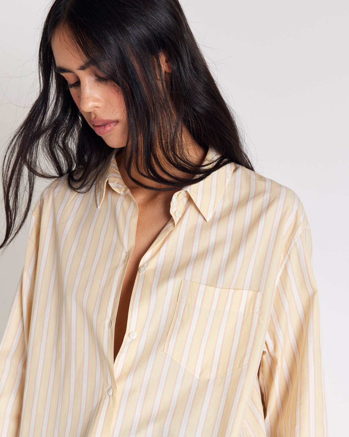 Chemise Paloma rayures jaune