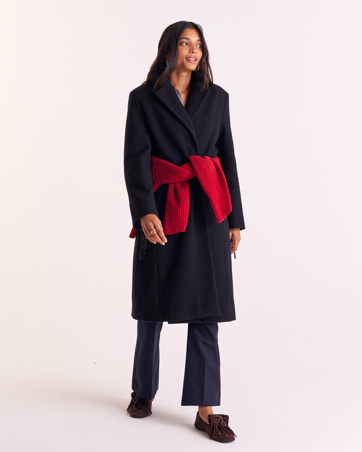 Manteau Marcella bleu marine