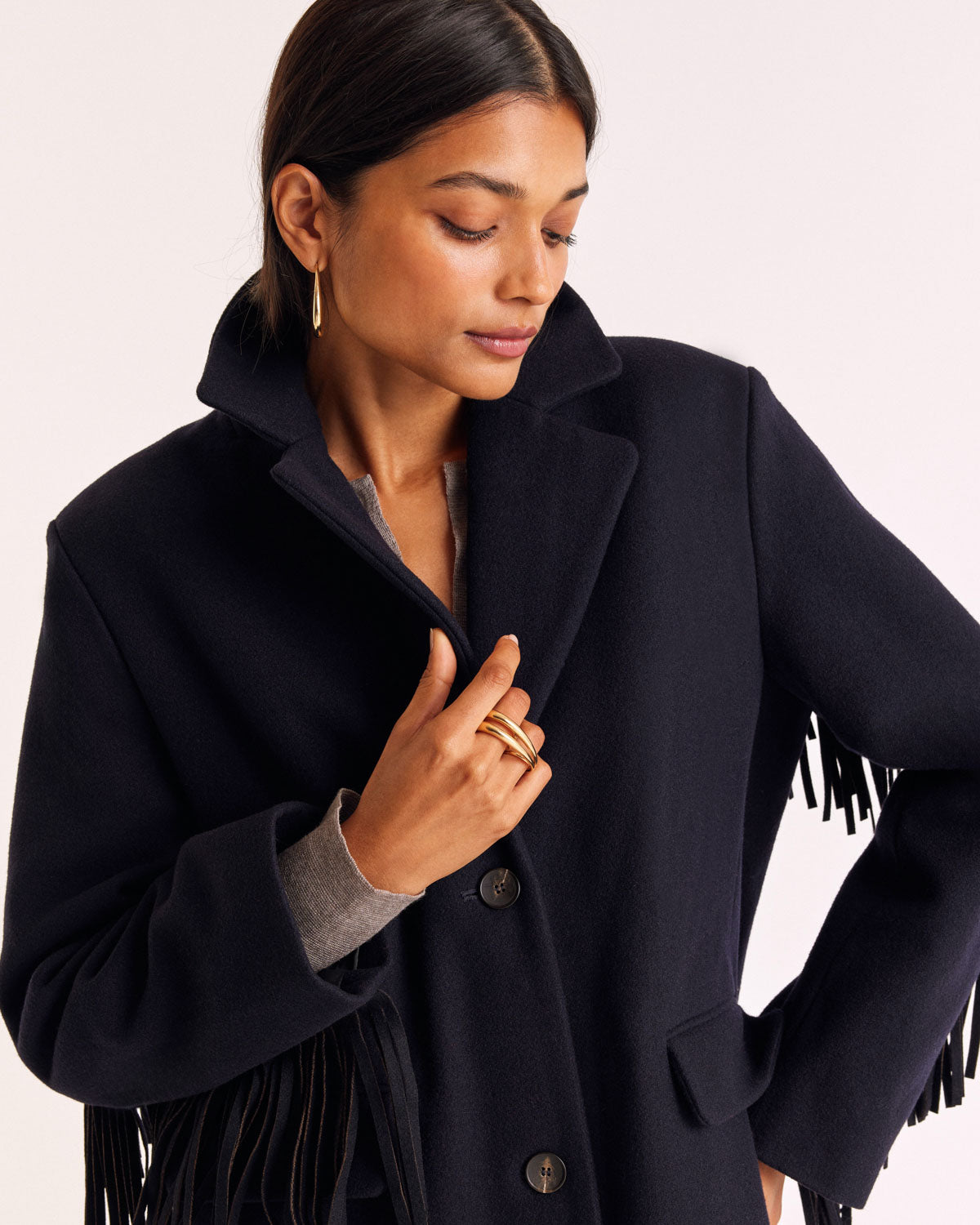 Manteau Marcella bleu marine