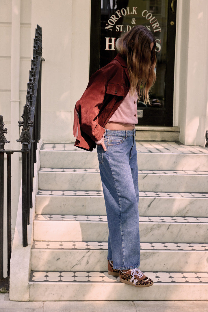Cardigan Rosalie rose