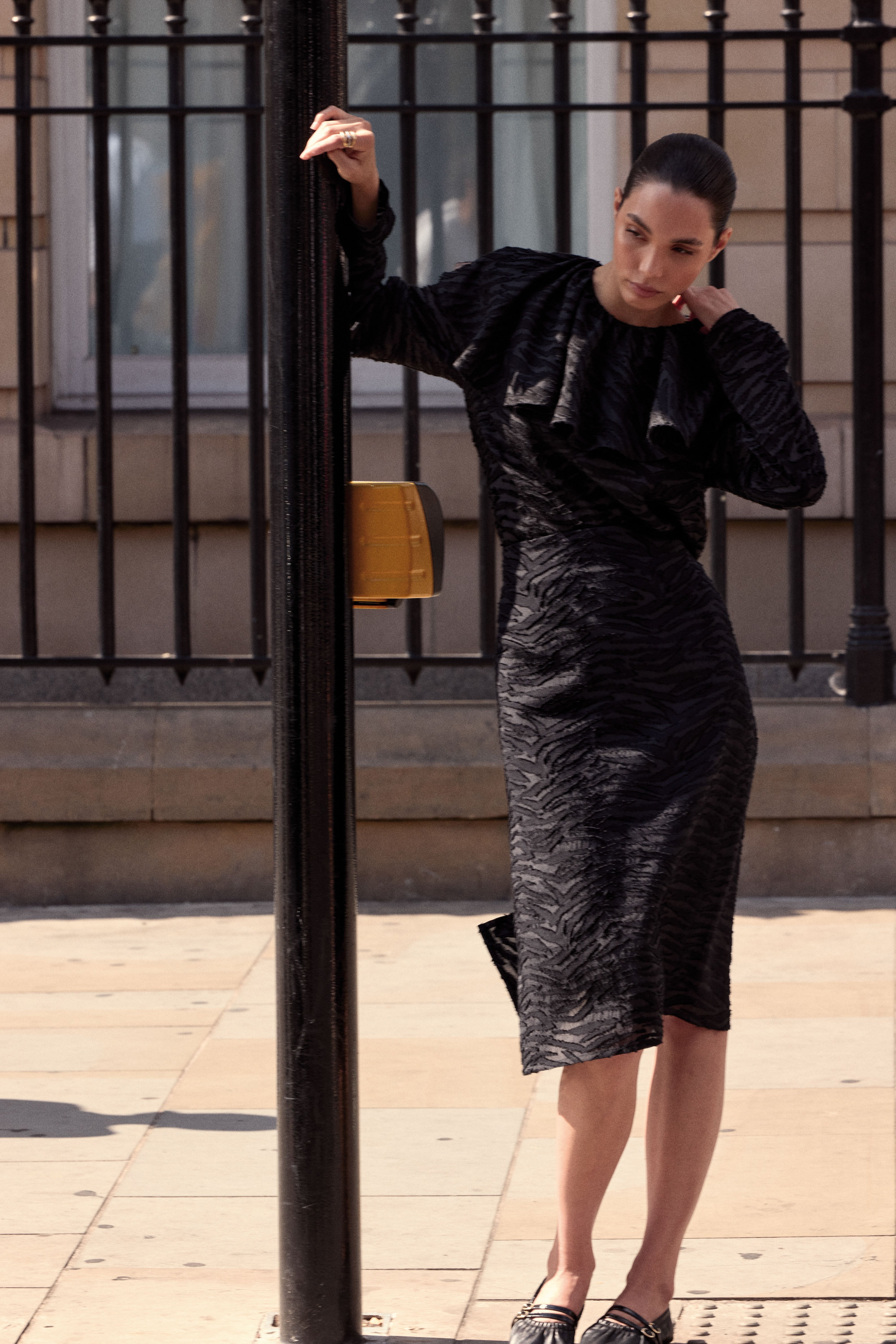Jupe Solange zèbre noir