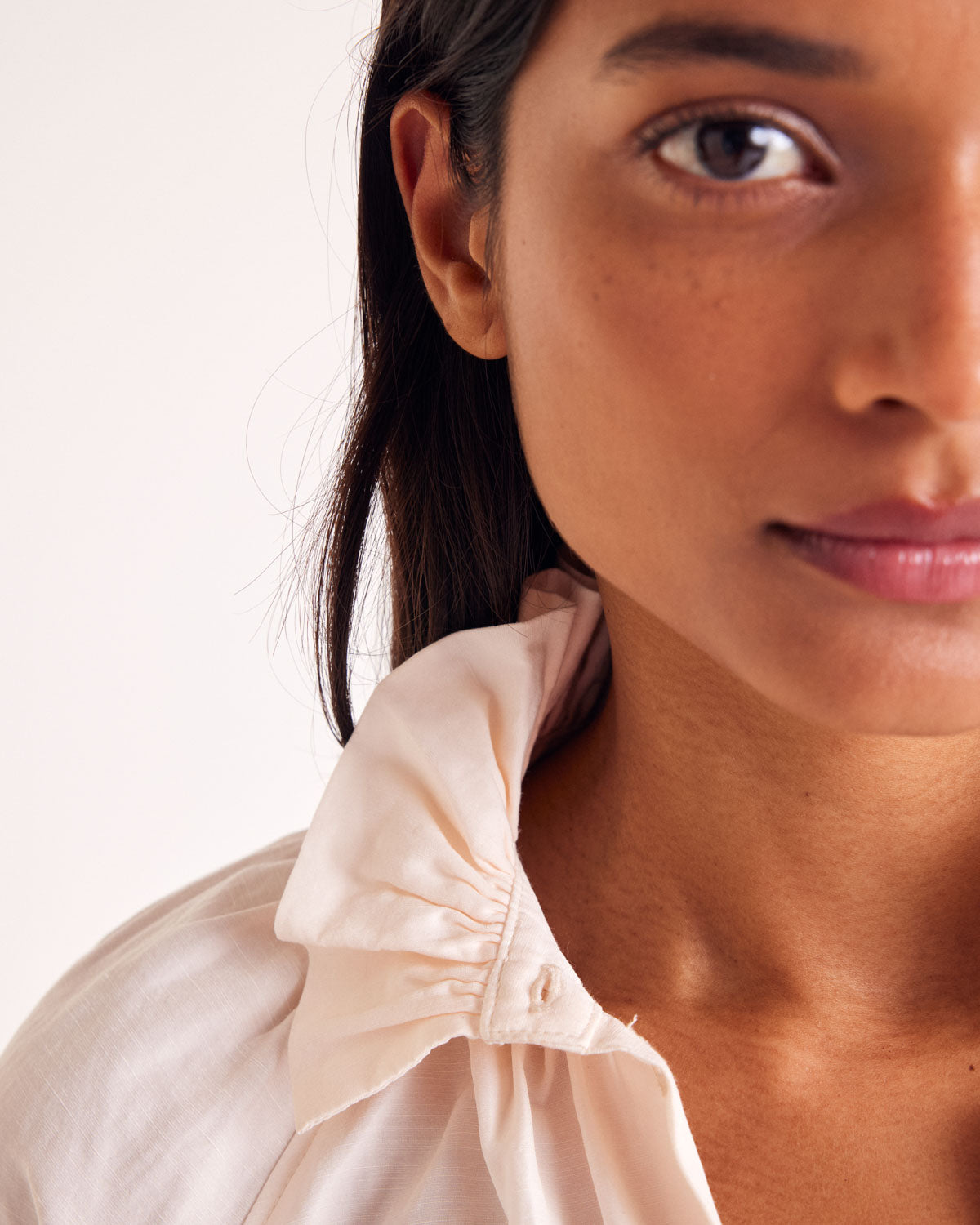 Chemise Camille pêche clair