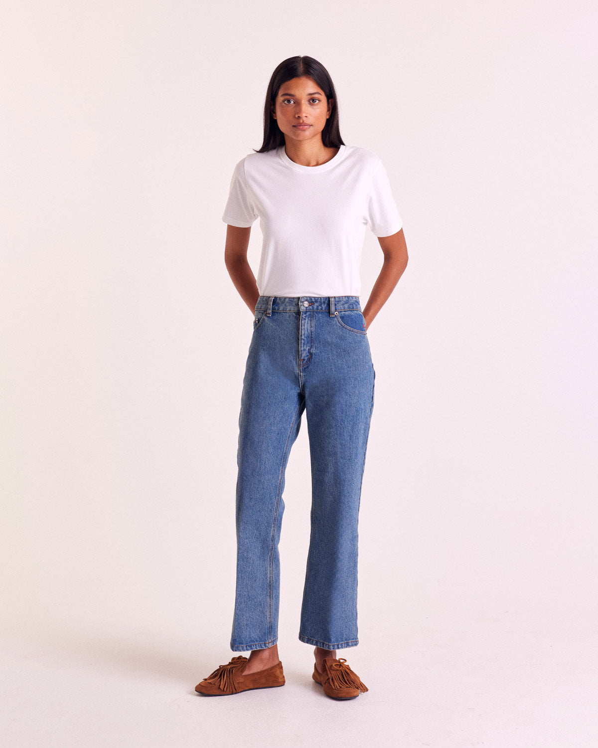 Jean Jules bleu vintage (le bootcut)