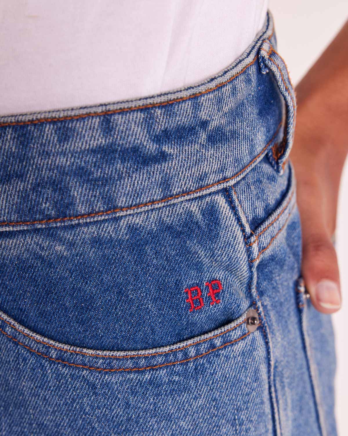 Jean Jules bleu vintage (le bootcut)