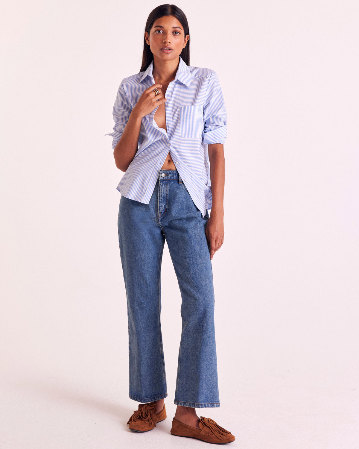 Jean Jules bleu vintage (le bootcut)