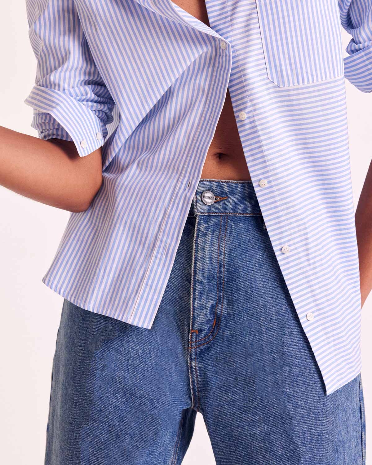 Jean Jules bleu vintage (le bootcut)