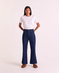 Jean Jules bleu brut (le bootcut)