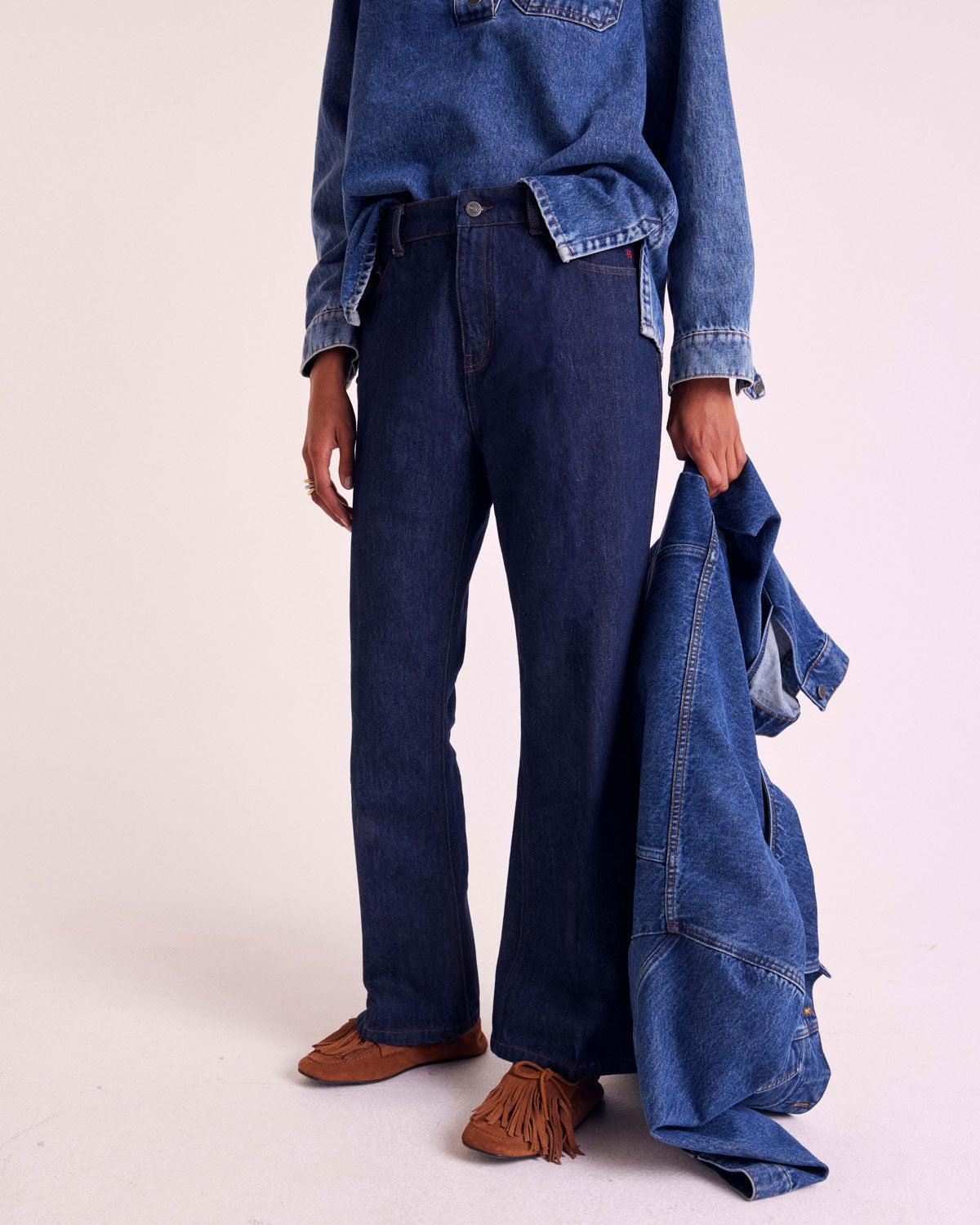 Jean Jules bleu brut (le bootcut)