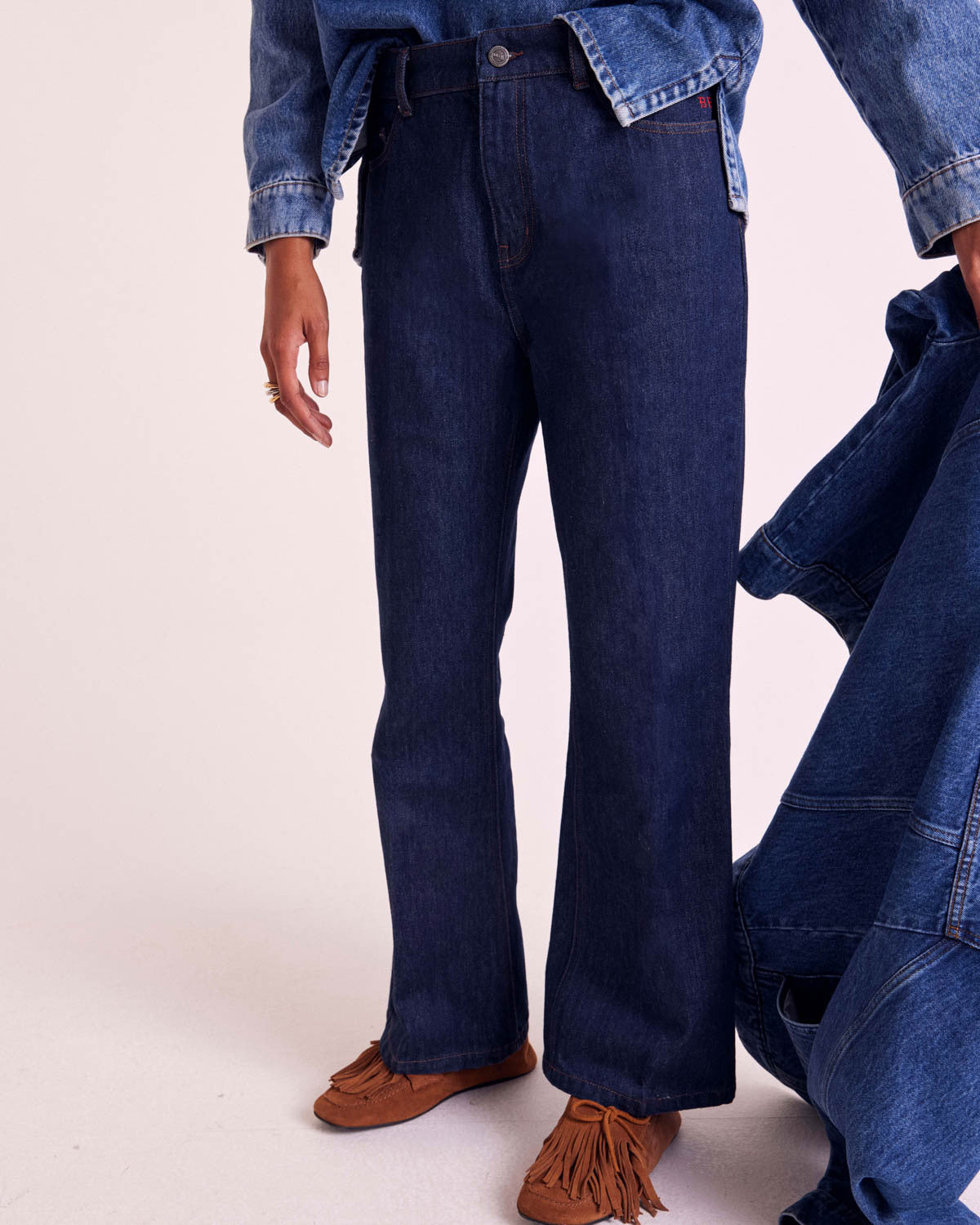 Jean Jules bleu brut (le bootcut)