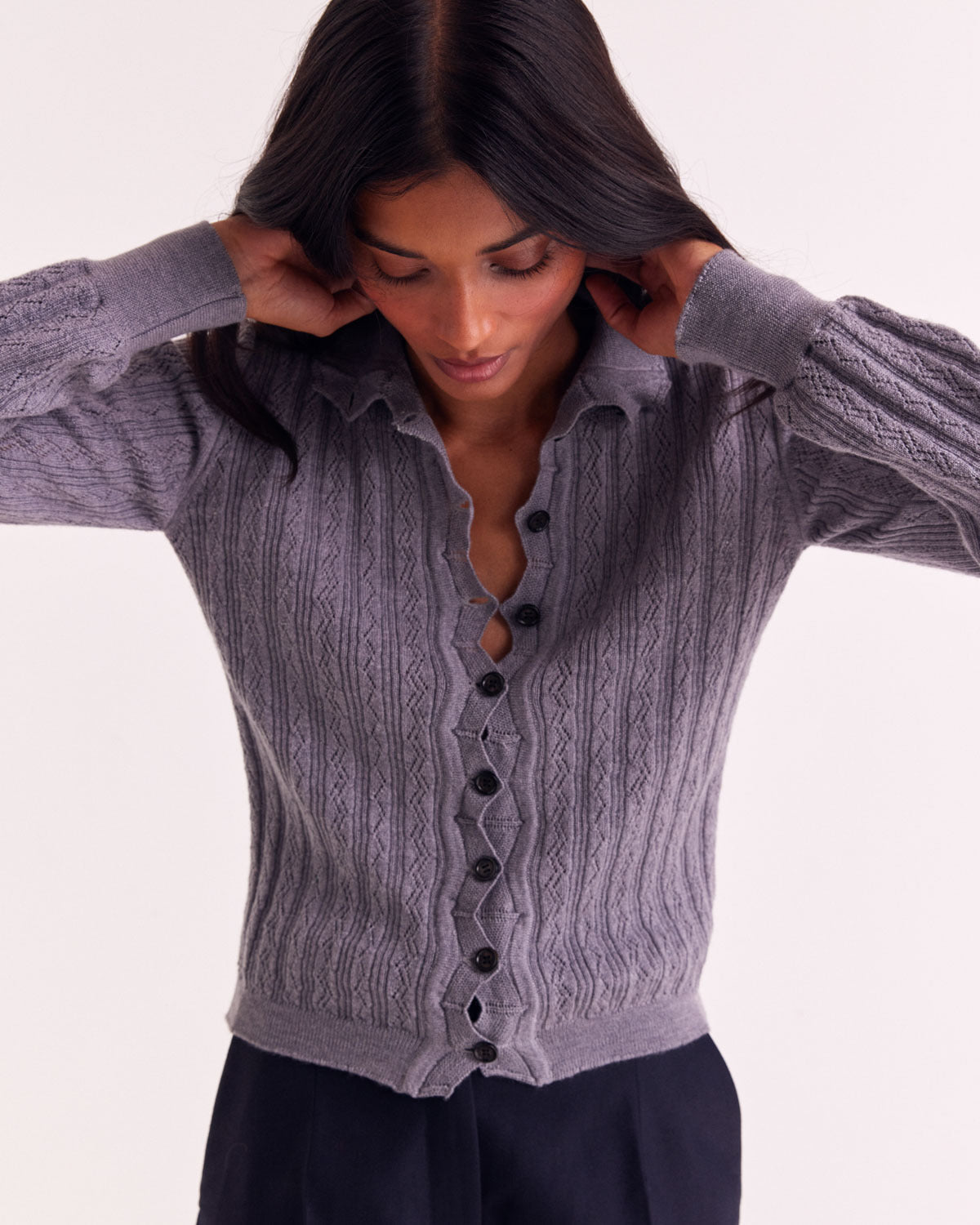 Cardigan Odile gris