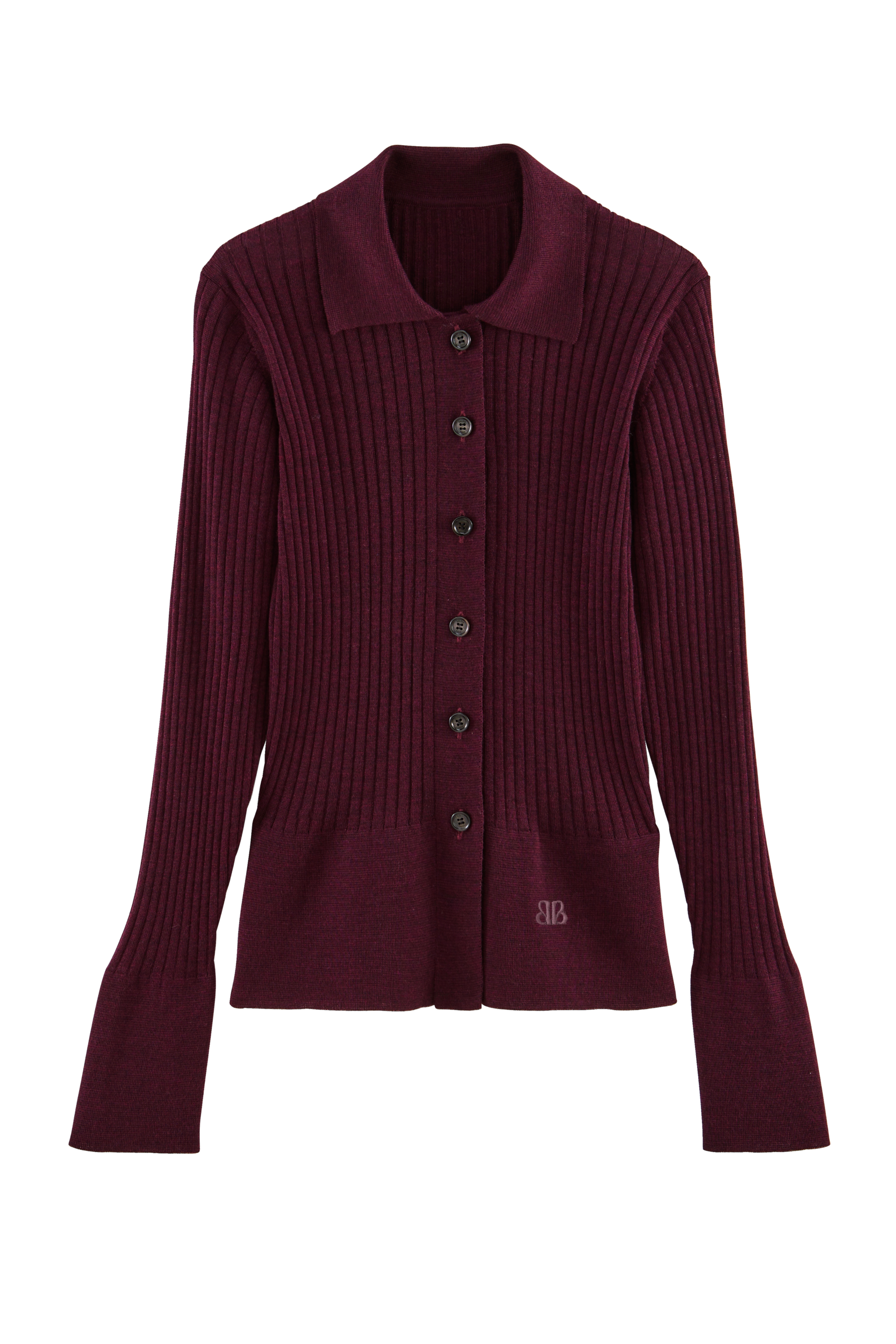 Cardigan Ombeline bordeaux