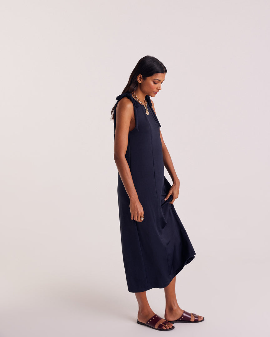Robe Morgana Bleu marine