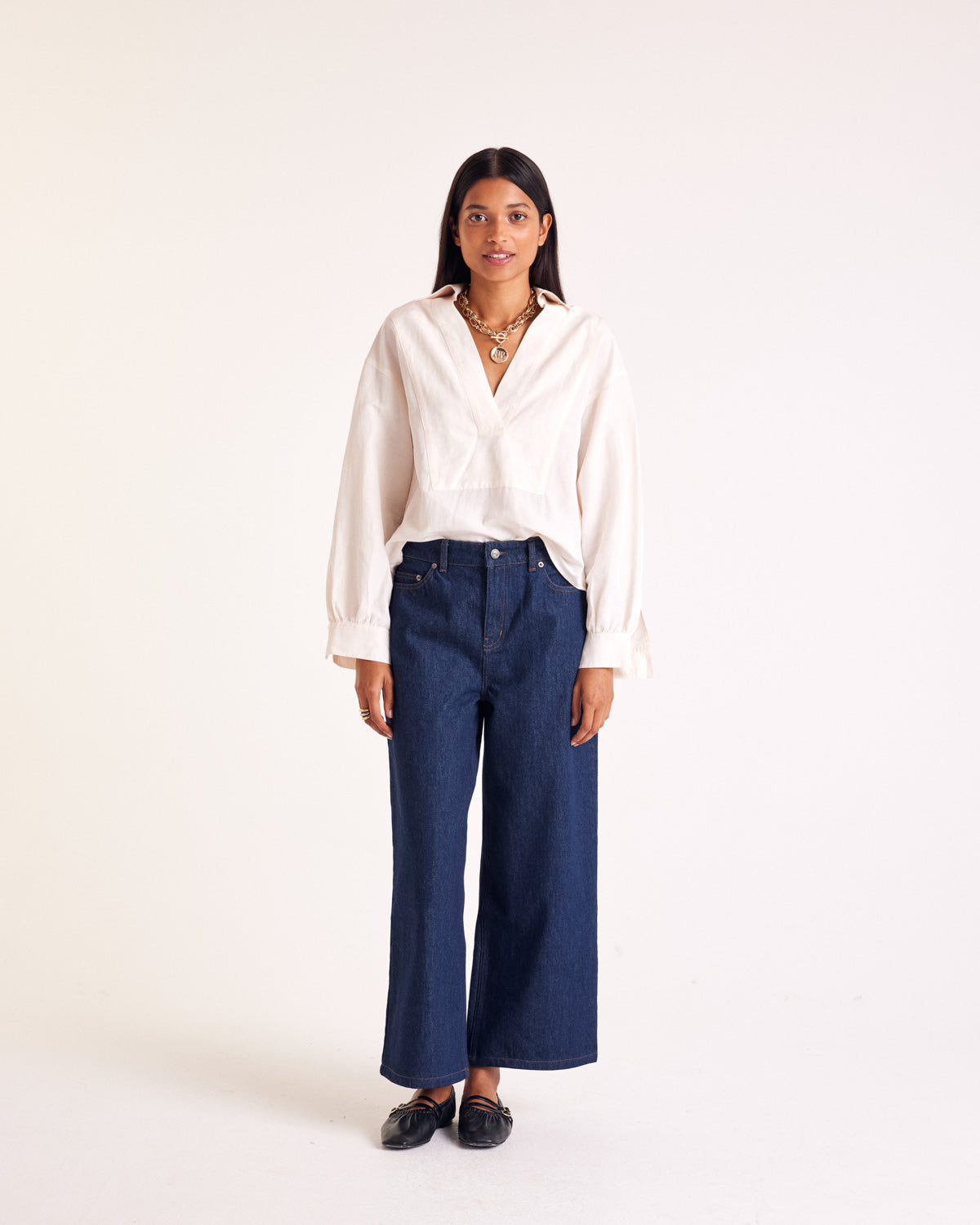 Blouse Basile pêche clair