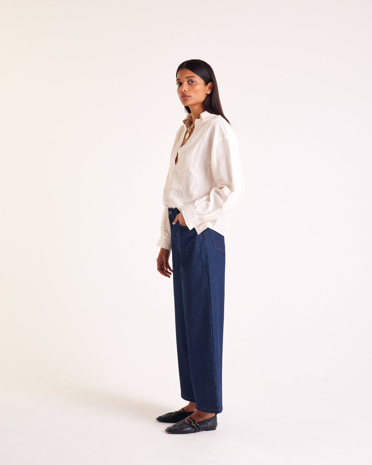 Blouse Basile pêche clair