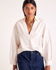 Blouse Basile pêche clair