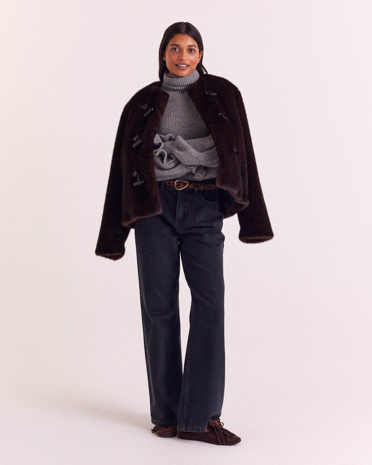 Manteau Carla chocolat