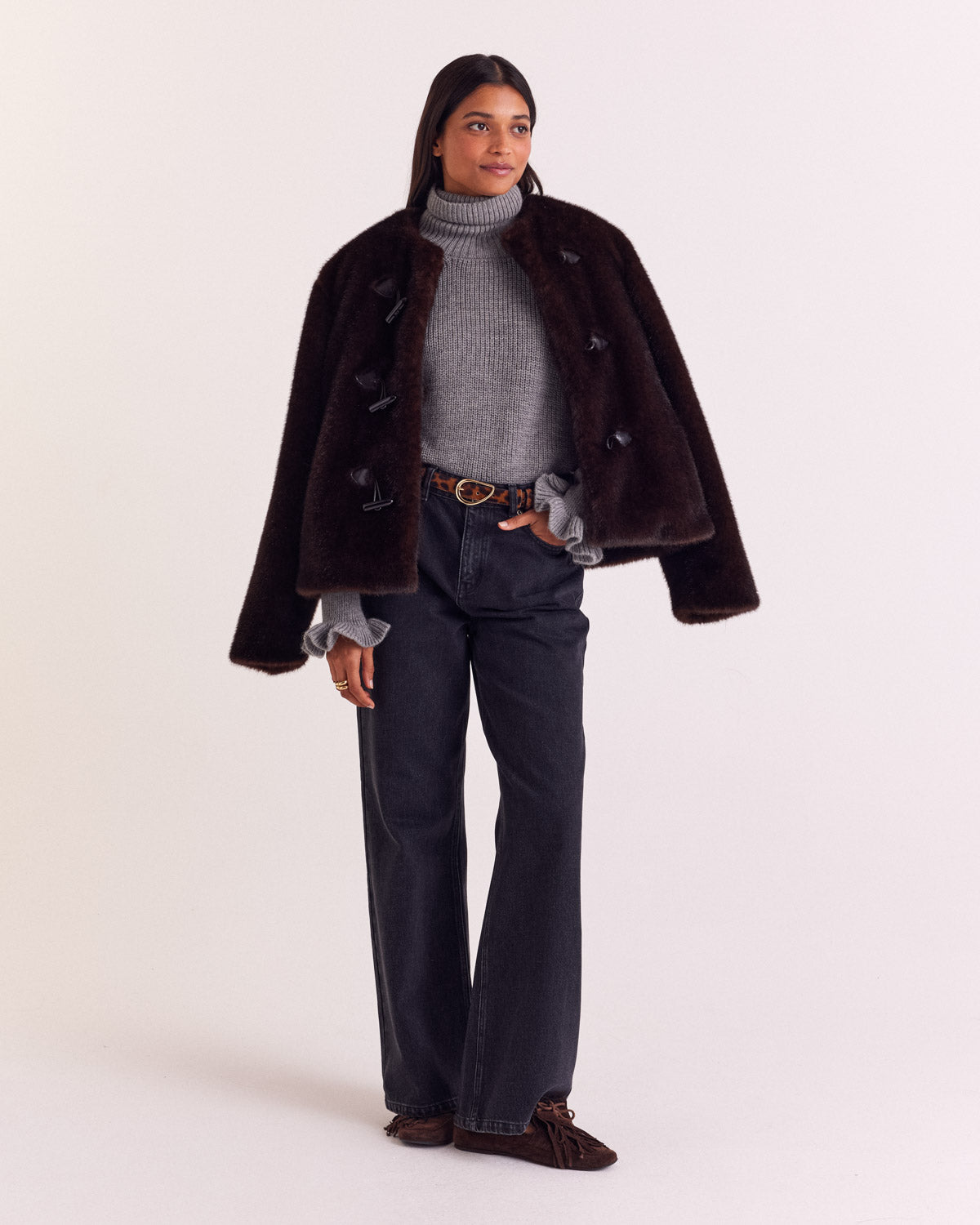 Manteau Carla chocolat